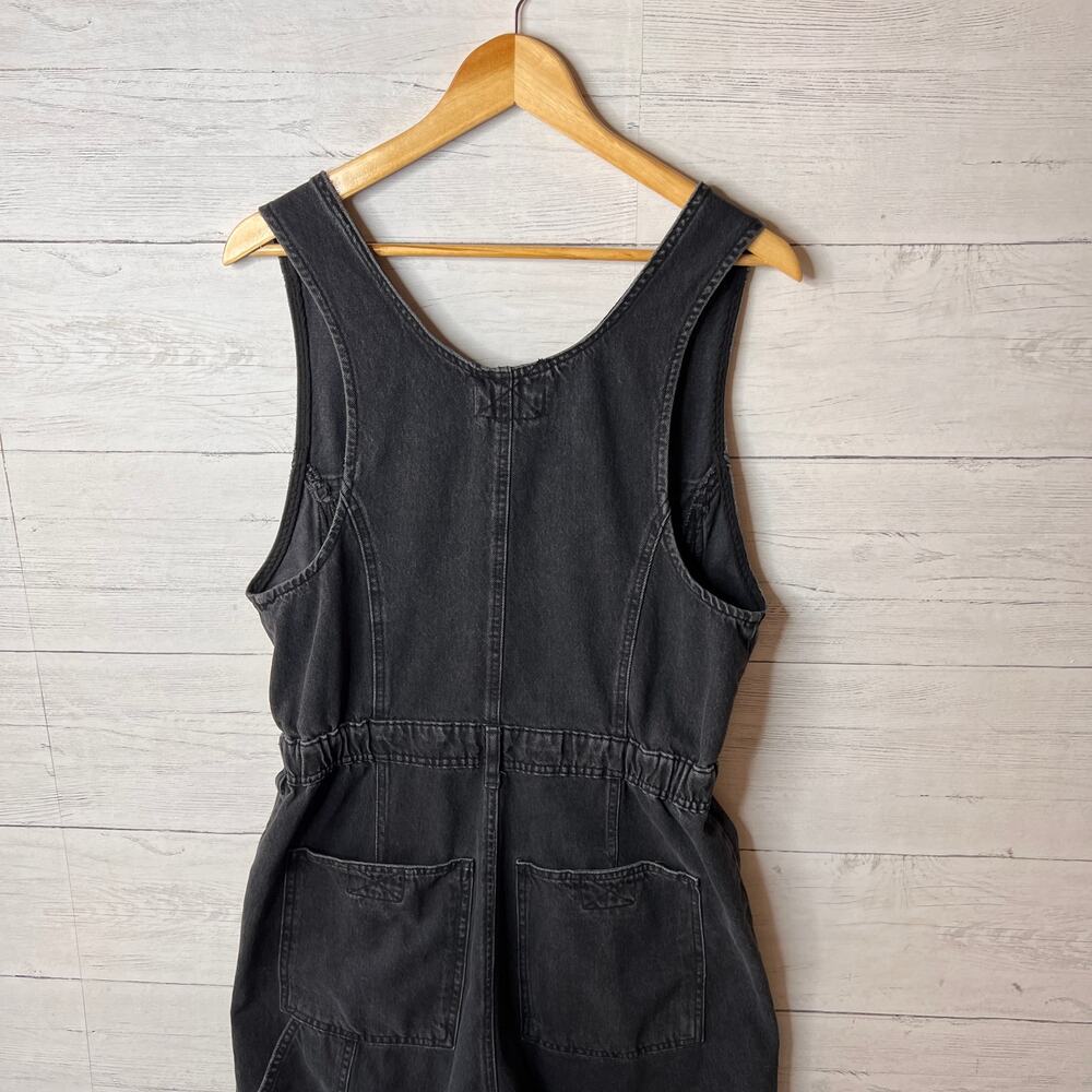 We the Free Jumpsuit Womens Size Small Washed Black Cloud Nine Denim 100% Cotton - Picture 11 of 16